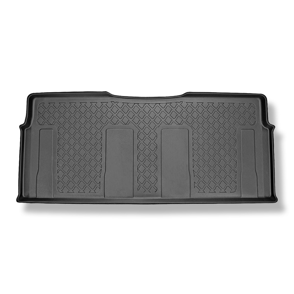 Tapis de sol en TPE adapté pour Mercedes-Benz Vito W447 Van (10.2014-....) - deuxième rangée - tapis de voiture - noir