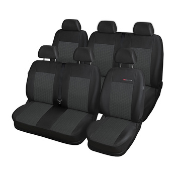 Housses de siège sur mesure adaptées pour Volkswagen Transporter T5 Van (2003-20