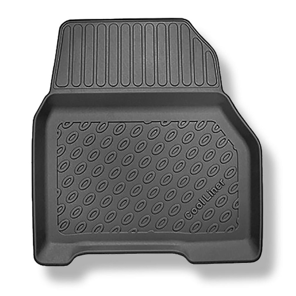 Kit tapis de coffre et tapis de voiture TPE pour: Mercedes-Benz Citan W415 Tourer (10.2012-08.2021) - 5 places;entraxe 2.697 mm;sans 3ème rangée
