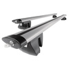Barres de toit en aluminium adapté pour Mitsubishi Outlander mk II SUV (2005-2012) - Porte-Bagages de Voiture argent - rails