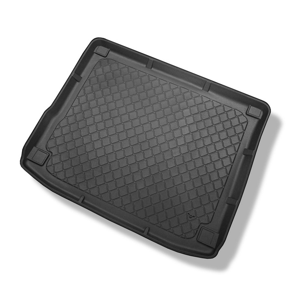 Tapis de coffre adapté pour Volkswagen Touareg II SUV (02.2010-03.2018) - bac de coffre - protection de coffre voiture