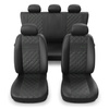 Housses de siège adaptées pour Audi A4 B5, B6, B7, B8, B9 (1995-2024) - housse siege voiture universelles - couverture siege - PRF-GR