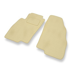 Tapis de Sol Velours adapté pour Fiat Grande Punto Berline (2005-2012) - Premium tapis de voiture - beige