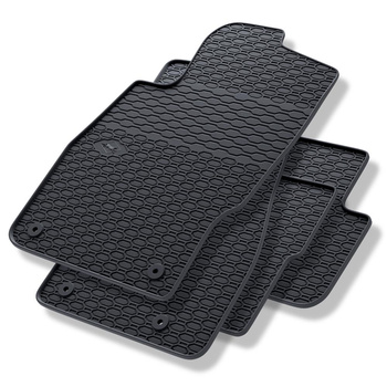 Tapis de sol en caoutchouc adapté pour Opel Corsa E Hayon, Van (2014-2019) - tap