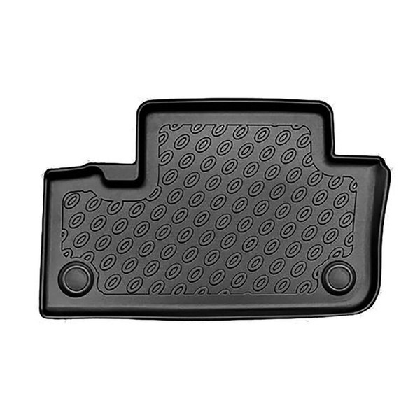 Kit tapis de coffre et tapis de voiture TPE pour: DS 7 Crossback SUV (01.2019-2022) - aussi avec boîte hybride E-Tense;pas pour les modèles avec tunnel dans la deuxième rangée;coffre inférieur;sous / sans plancher amovible de coffre
