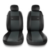 Housses de siège avant adaptées pour Audi A4 B5, B6, B7, B8, B9 (1995-2024) - housse siege voiture universelles - couverture siege conducteur - 2XL-G