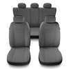 Housses de siège adaptées pour Alfa Romeo 166 I, II, III (1998-2007) - housse siege voiture universelles - couverture siege - PG-2