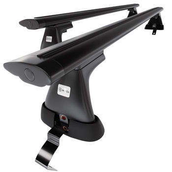 Barres de toit en aluminium adapté pour Fiat Grande Punto Hayon (2005-2010) - Po