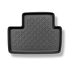 Tapis de sol en TPE adapté pour Renault Captur II SUV (01.2020-....) - aussi pour la version hybride - tapis de voiture - noir