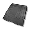 Tapis de coffre adapté pour Opel Vivaro-e Van (11.2020-....) - bac de coffre - protection de coffre voiture - version pour le transport de passagers (break / tour); derriere 2e rangée de sieges; empattement long