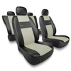 Housses de siège adaptées pour Audi A3 8L, 8P, 8V (1996-2019) - housse siege voiture universelles - couverture siege - XL-BE