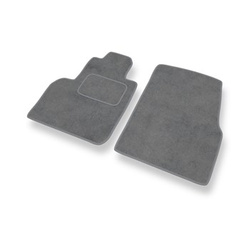 Tapis de Sol Velours adapté pour Renault Espace IV Monospace (2002-2014) - Premium tapis de voiture - gris