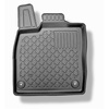Tapis de sol en TPE adapté pour Audi Q4 e-tron SUV, Sportback (06.2021-....) - tapis de voiture - noir
