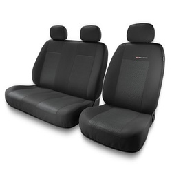 Housses de siège adaptées pour Fiat Ducato III, IV, V, VI (1994-....) - housse siege voiture universelles - couverture siege - BE-3
