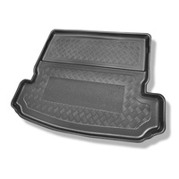 Tapis de coffre adapté pour Nissan X-Trail III T32 SUV (08.2014-....) - bac de coffre - protection de coffre voiture - 7 places; 3me rangée abaissée