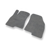 Tapis de Sol Velours adapté pour Kia Optima I Berline (2000-2005) - Premium tapis de voiture - gris