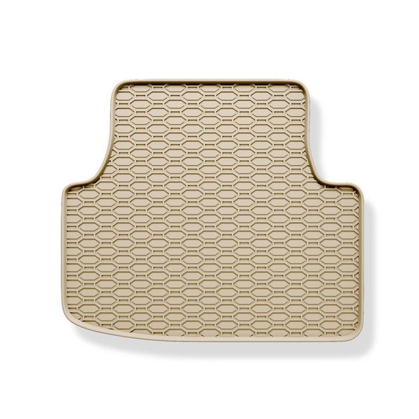 Tapis de sol en caoutchouc adapté pour Volkswagen Passat B8 Berline, SW (2014-2023) - tapis de voiture - beige - 4 pcs.