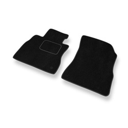 Tapis de Sol Velours adapté pour Nissan Note E12 Hayon (2013-2016) - Premium tapis de voiture - noir