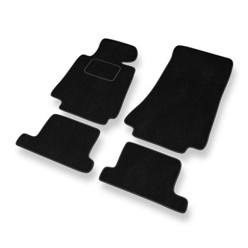 Tapis de Sol Velours adapté pour BMW 8 I E31 (1989-1999) - Premium tapis de voiture - noir