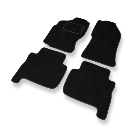 Tapis de Sol Velours adapté pour Ford Maverick I (3 portes) (1993-2000) - Premium tapis de voiture - noir