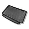 Tapis de coffre adapté pour Mini Clubman II Break (10.2015-....) - bac de coffre - protection de coffre voiture - coffre inférieur (pour le rangement sous le plancher du coffre)