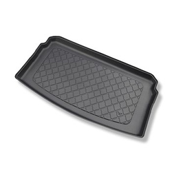 Tapis de coffre adapté pour Volkswagen Polo VI 2G AW Hayon (10.2017-....) - bac de coffre - protection de coffre voiture - coffre inférieur; plancher amovible en la position la plus basse