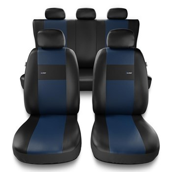Housses de siège adaptées pour Audi A2 (1999-2005) - housse siege voiture universelles - couverture siege - XL-BL