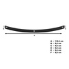 Revêtement noir pour pare-choc arrière Nissan Qashqai Crossover (2007-2013)