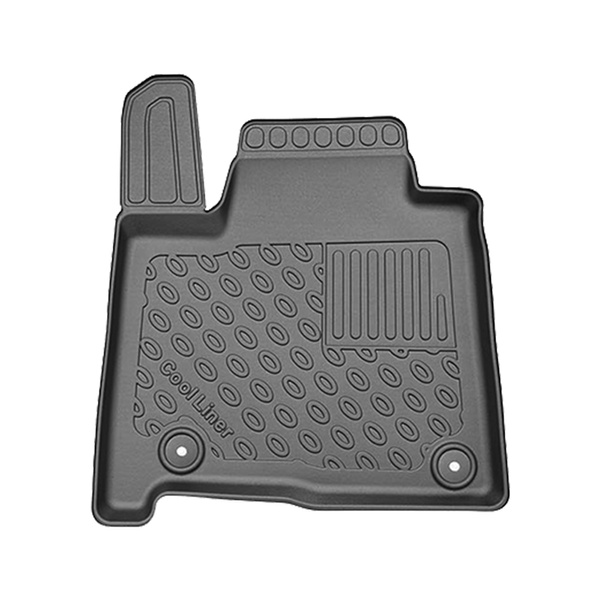 Tapis de sol en TPE adapté pour Hyundai Santa Fe V SUV/5 (07.2024-....) - tapis de voiture - noir