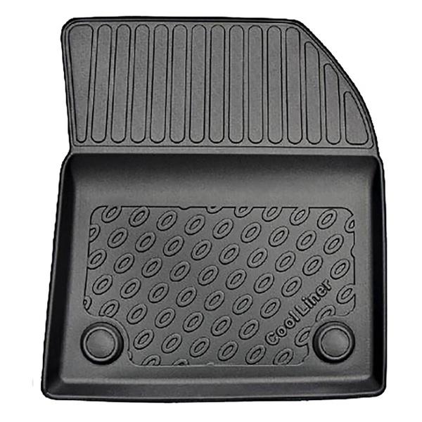 Tapis de sol en TPE adapté pour Citroen C5 Aircross SUV (02.2019-....) - non pour version Plug-in hybride - tapis de voiture - noir