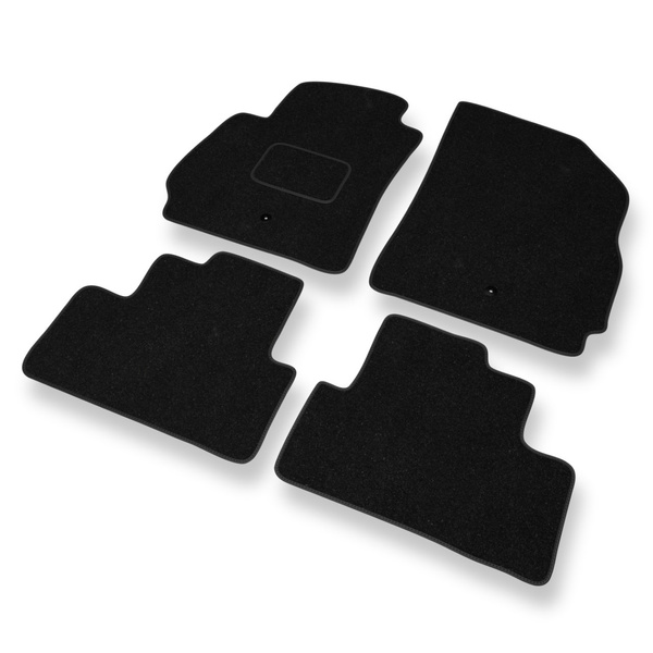Tapis de Sol Feutres adapté pour Chevrolet Orlando Monospace (2010-2018) - tapis de voiture - noir