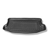 Tapis de coffre adapté pour Suzuki Swift Hayon (2007-08.2010) - bac de coffre - protection de coffre voiture - pour les modèles è fond double = coffre supérieur