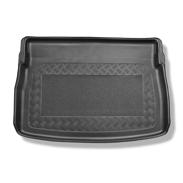 Tapis de coffre adapté pour Volkswagen Golf Sportsvan VII Monospace (05.2014-12.2020) - bac de coffre - protection de coffre voiture - sur le coffre inférieur et supérieur