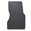 Tapis de sol en caoutchouc adapté pour Smart Fortwo III Hayon (2014-2019) - tapis de voiture - noir - 2 pcs.