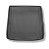 Tapis de coffre adapté pour Audi A4 B9 Avant (11.2015-....) - bac de coffre - protection de coffre voiture - aussi pour les modèles avec des rails de fixation; aussi pour la version Quattro