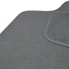 Tapis de Sol Velours adapté pour Mazda 2 II Hayon, Berline (2007-2014) - Premium tapis de voiture - gris