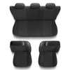 Housses de siège adaptées pour Opel Agila A, B (2000-2014) - housse siege voiture universelles - couverture siege - UNE-1