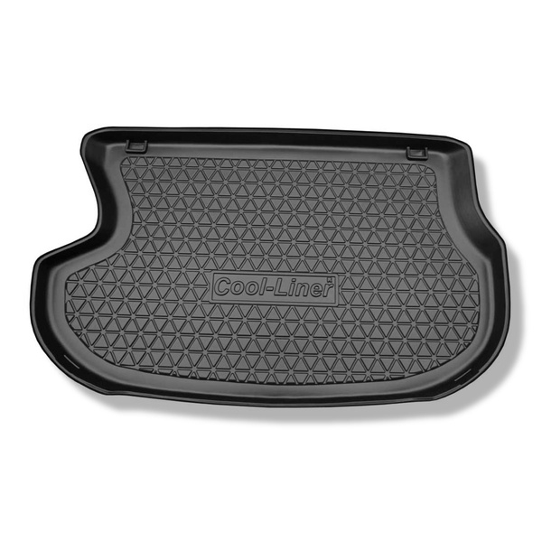 Tapis de coffre adapté pour Mitsubishi Outlander I SUV (04.2003-01.2007) - bac de coffre - protection de coffre voiture