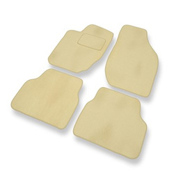 Tapis de Sol Velours adapté pour Lancia Thema I Break, Berline (1984-1994) - Premium tapis de voiture - beige