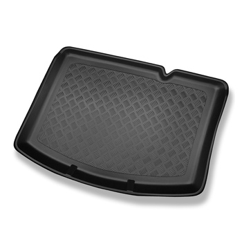 Tapis de coffre adapté pour Toyota Yaris III Hayon (09.2011-08.2020) - bac de coffre - protection de coffre voiture - coffre inférieur