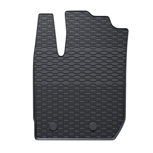 Tapis de sol en caoutchouc adapté pour Dacia Duster II SUV (2017-2024) - tapis de voiture - noir - 4 pcs.