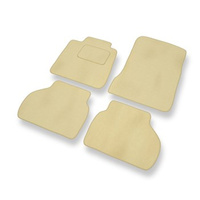 Tapis de Sol Velours adapté pour Renault Vel Satis (2001-2009) - Premium tapis de voiture - beige