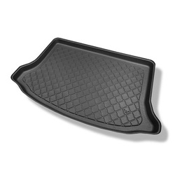 Tapis de coffre adapté pour Volvo V40 II Hayon (07.2012-07.2019) - bac de coffre - protection de coffre voiture - coffre inférieur; sans plancher double du coffre
