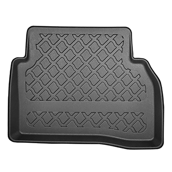 Tapis de sol en TPE adapté pour Mercedes-Benz Classe C W205 Berline (12.2015-10.2022) - tapis de voiture - noir
