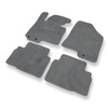 Tapis de Sol Velours adapté pour Kia Sportage III SUV (2010-2016) - Premium tapis de voiture - gris