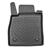 Tapis de sol en TPE adapté pour Ford Puma Crossover (10.2019-....) - aussi pour la version hybride - tapis de voiture - noir