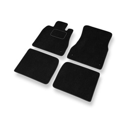 Tapis de Sol Velours adapté pour Lexus LS III XF30 Berline (2000-2006) - Premium tapis de voiture - noir