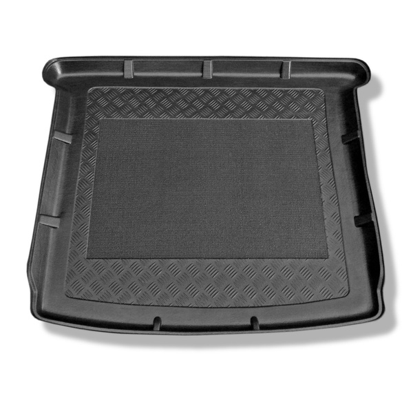 Tapis de coffre adapté pour Ford Grand C-MAX Monospace (11.2010-06.2019) - bac de coffre - protection de coffre voiture - 7 places; 3me rangée abaissée