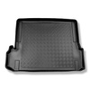 Tapis de coffre adapté pour Toyota Land Cruiser J150 SUV (11.2009-05.2024) - bac de coffre - protection de coffre voiture - 7 places; 3e rangée abaissée; également pour les modeles avec rails de fixation
