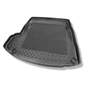 Tapis de coffre adapté pour Audi A4 B5 Berline (1995-10.2001) - bac de coffre - protection de coffre voiture - banquette arrière fixe; sans CD / navigation è Gauche